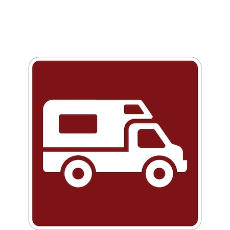 Sign Solutions Usa 30 in Height, 30 in Width, Aluminum, Square DUS08HWT3030RS-104